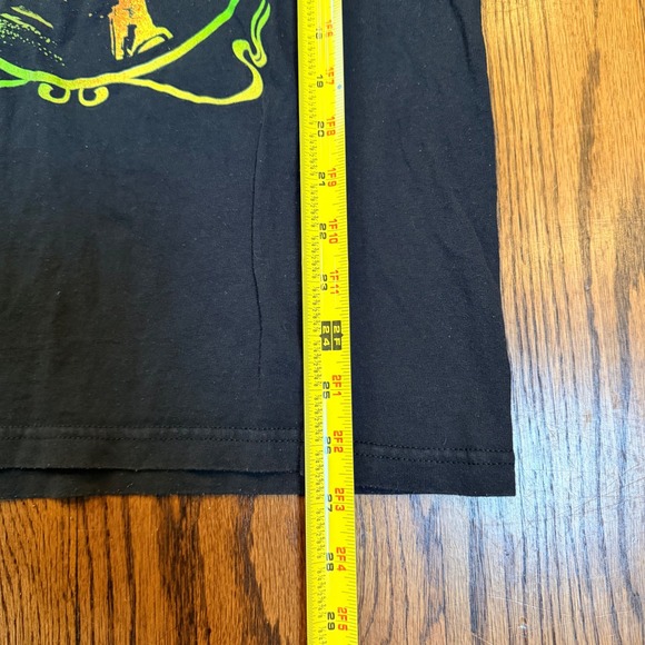 Authentic Jimi Hendrix Graphic T-Shirt Neon Psychedelic Portrait Small Black - Picture 6 of 6